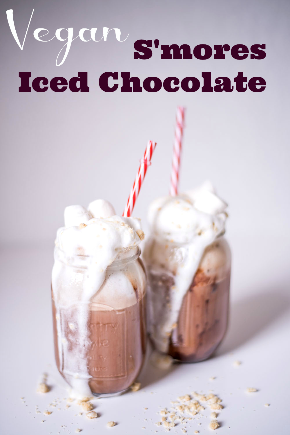 vegan s'mores iced chocolate